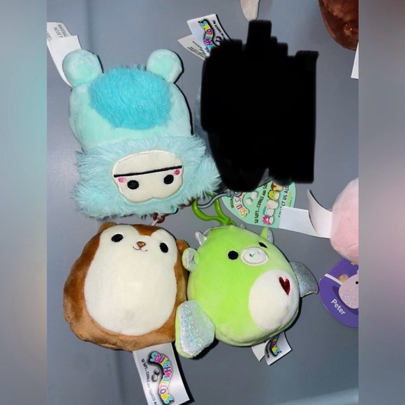 🩷1️⃣3️⃣💚 Bundle of Kellytoy Original Squishmallows 3.5” clips - Picture 4 of 5